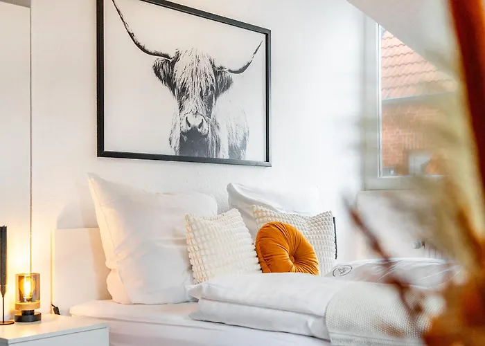 Neu! Modernes Am Larrelter Tief - Balkon, Privatparkplatz & Fire Tv! Appartement *