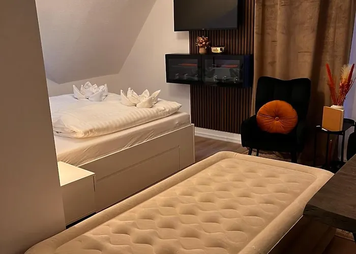 Neu! Modernes Am Larrelter Tief - Balkon, Privatparkplatz & Fire Tv! Appartement