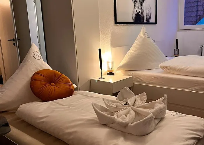 Neu! Modernes Am Larrelter Tief - Balkon, Privatparkplatz & Fire Tv! Emden